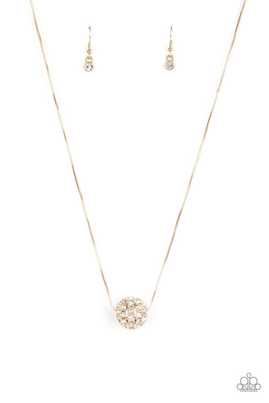 Paparazzi - Come Out of Your Bombshell Gold Necklace