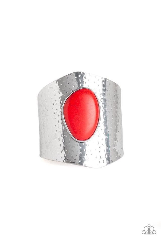 Paparazzi - Casual Canyoneer Red Bracelet