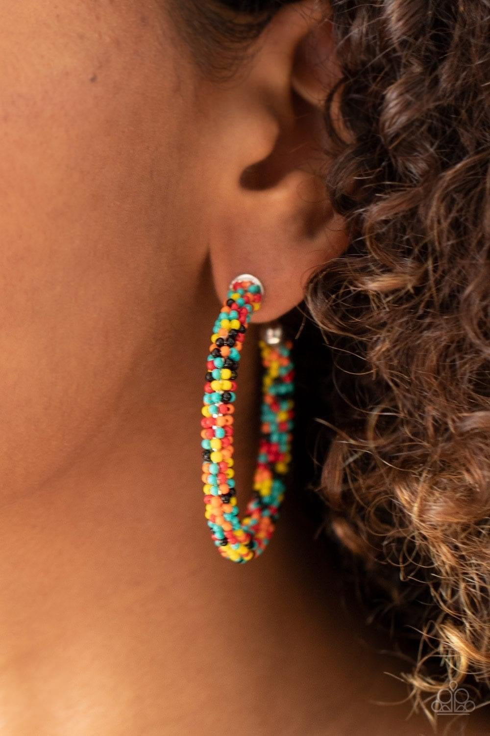 Paparazzi- BEAD My Lips! - Multi Earrings