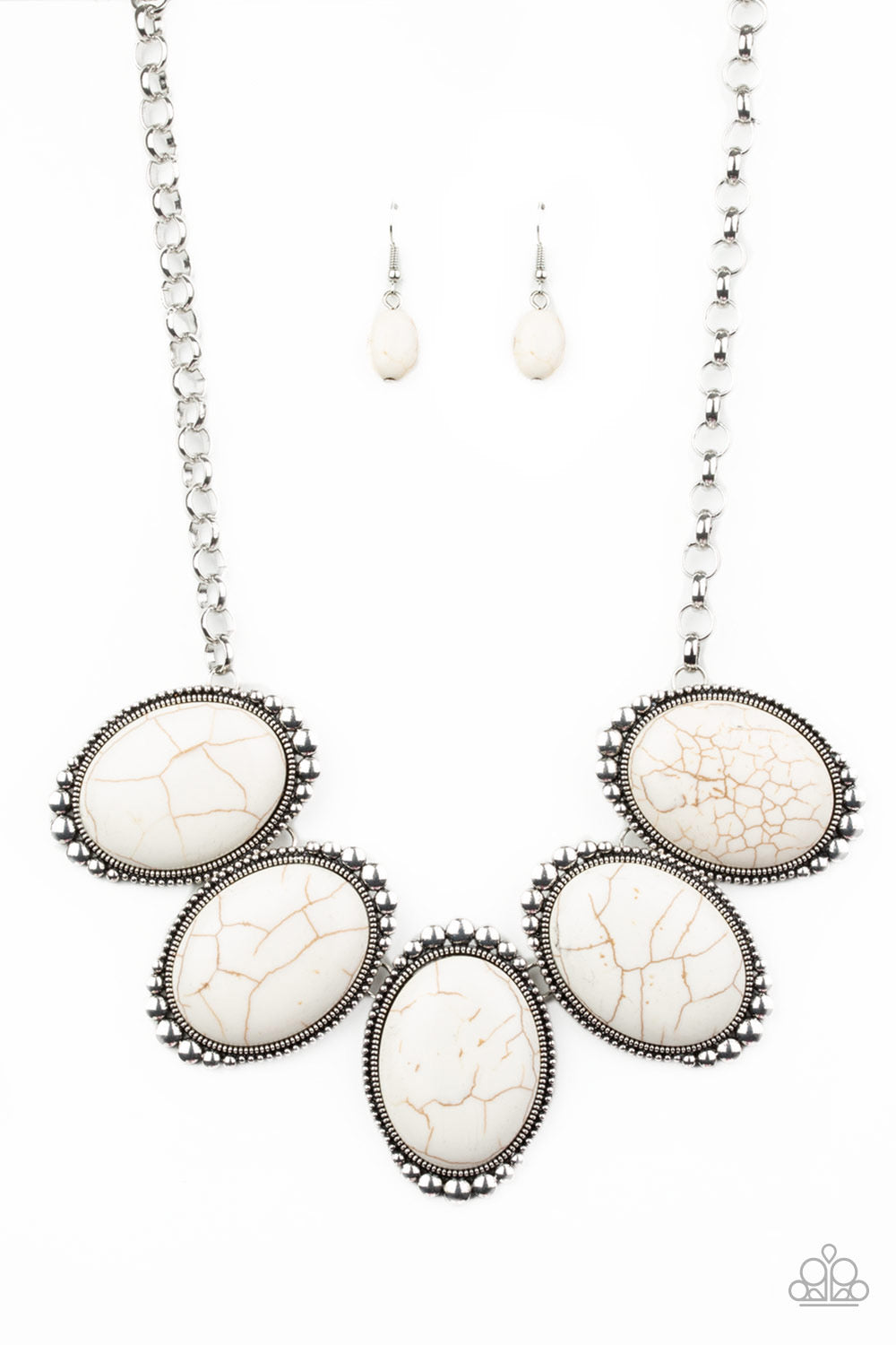 Paparazzi - Prairie Goddess - White Necklace