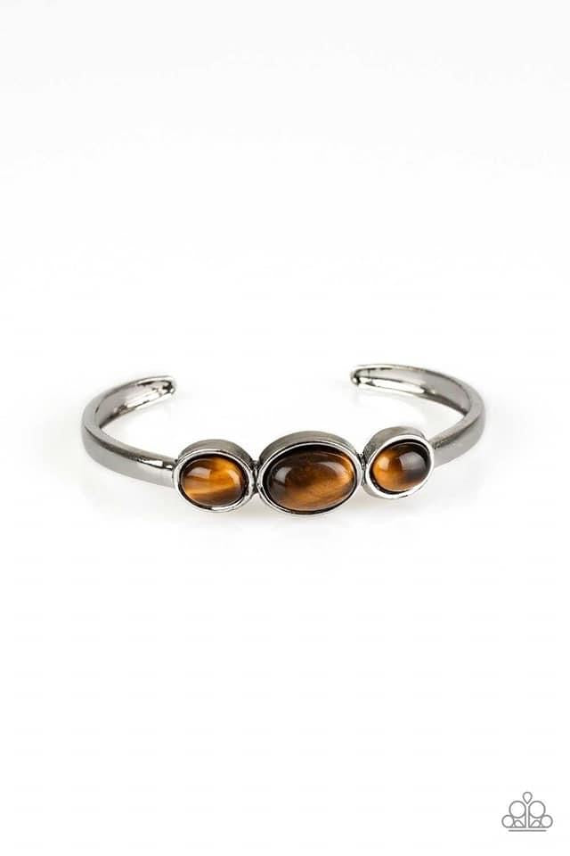 Paparazzi - ROAM Rules - Brown Bracelet