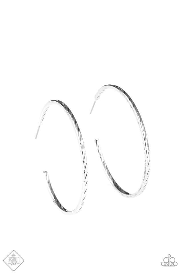 Paparazzi- Rural Reserve Silver Earrings